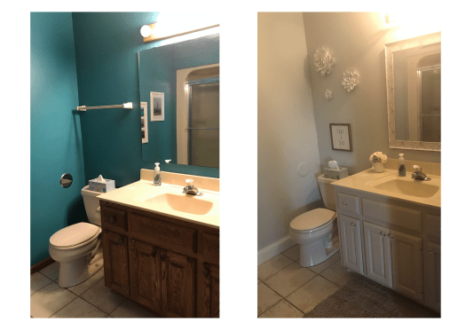 KDBathroomTealtoWhiteBeforeAfter